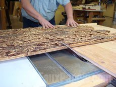 With the right tools, you can have your panel cut to fit the right angle without creating much waste.