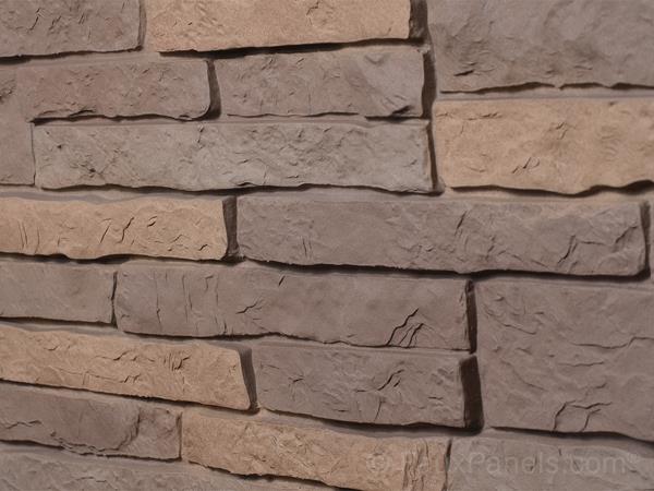 Close-up view of Nailon Stone Wall Plus in Sedona Buff.