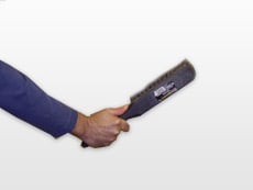 Wipe down the surface with a brush or rag.