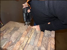 You may need to cut the lip off your corner piece using a jig saw.