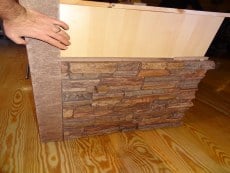Install the panel and dry fit the trim. 