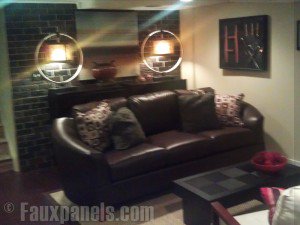 Martial arts themed basement man cave created by the DIY Network.