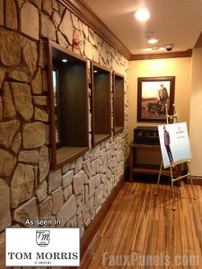 Tom Morris Golf Store renovated with Fieldstone style panels